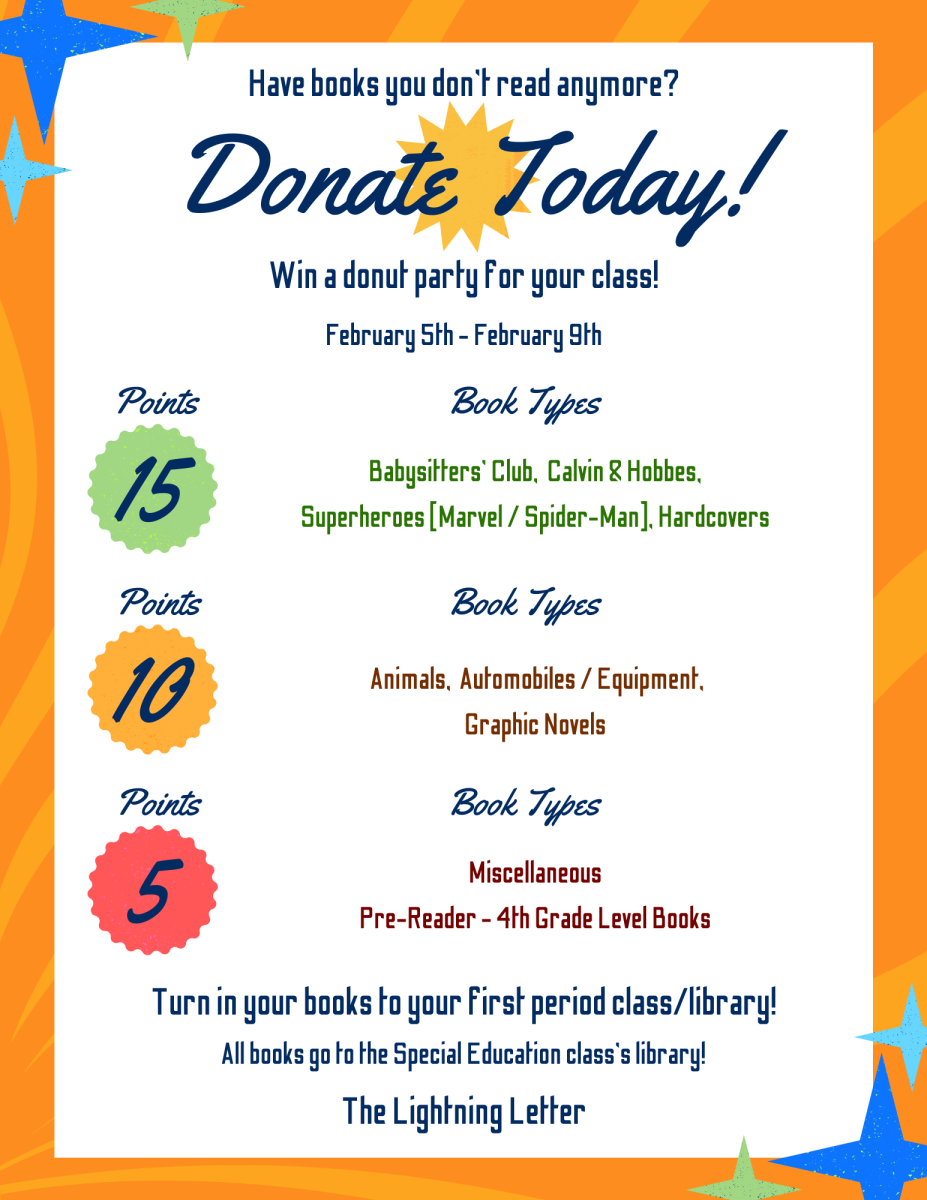 Newspaper Book Drive: Support Our Special Education Library!